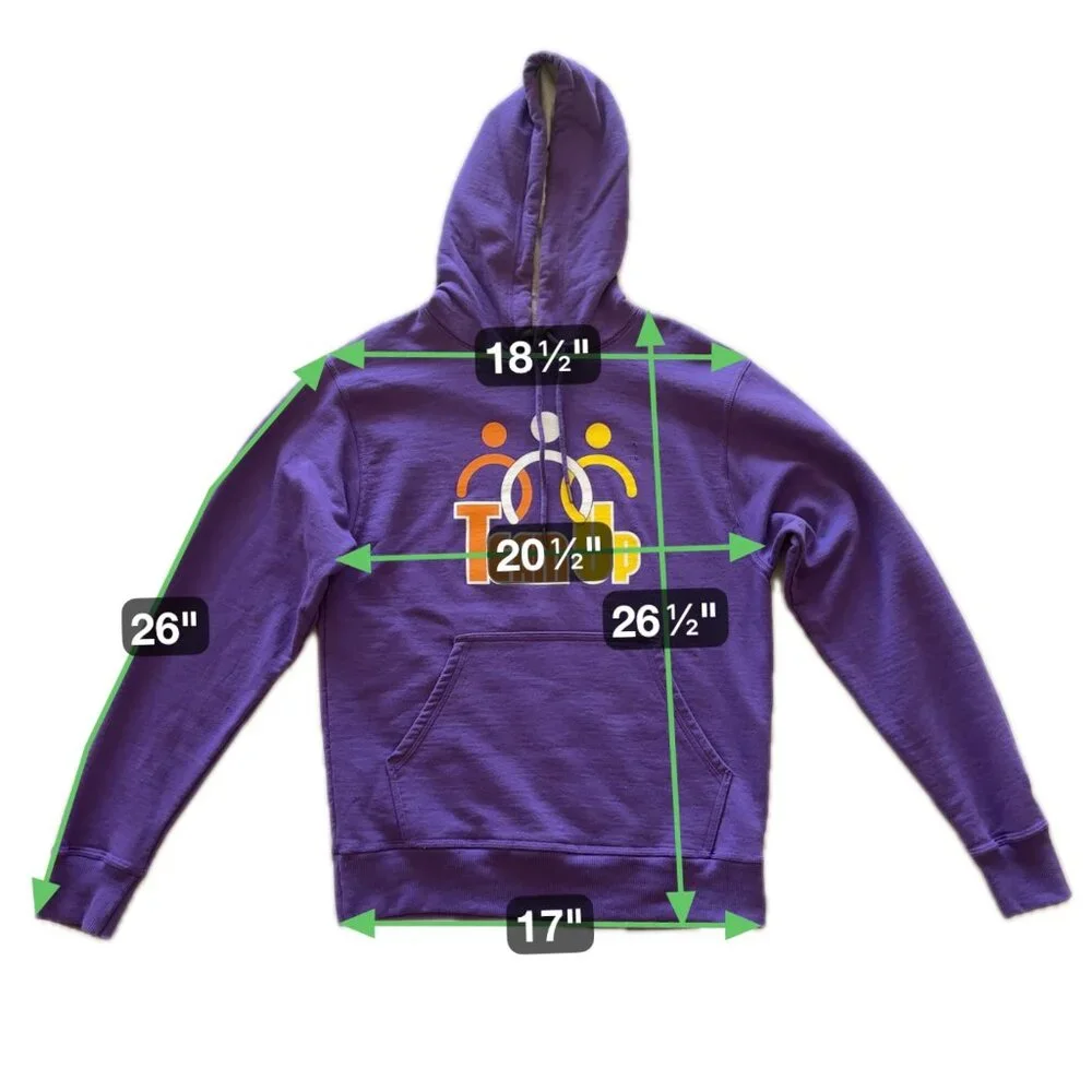 Unisex Champion Purple “Team Up” Hoodie Set Size S & M Matching Bundle - Picture 11 of 15
